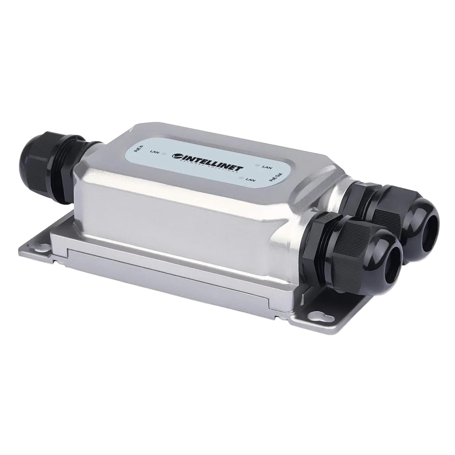 Intellinet 2-Port Outdoor Gigabit PoE++ Extender 60W IP67 IK10 656 ft IEEE PoE