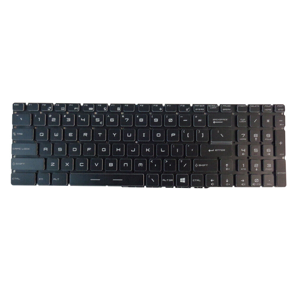 MSI GS73 Stealth 8RD 8RE 8RF Per-Key Colorful Backlit Keyboard