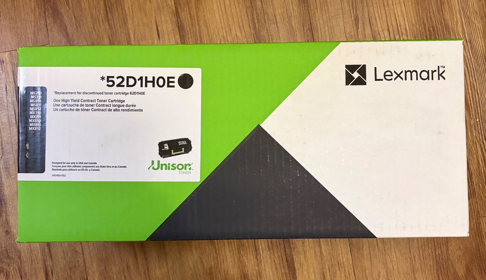 NEW Lexmark 52D1H0E Black Toner Cartridge