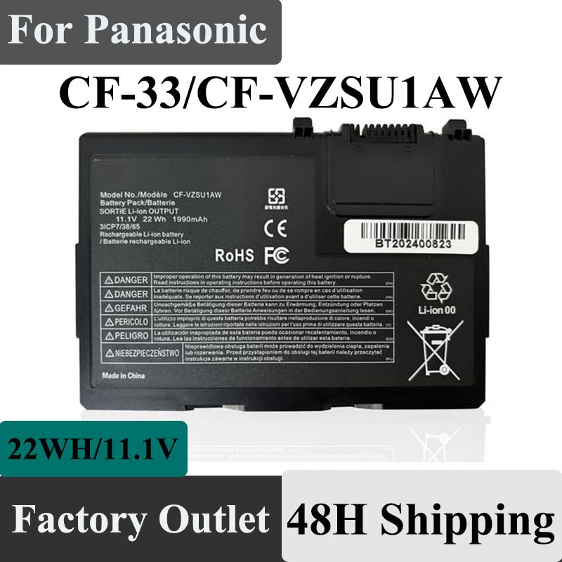 OEM CF-VZSU1AW Battery for Panasonic Toughbook CF-33 CF-33AEHFATG CF-33AEHFZTG