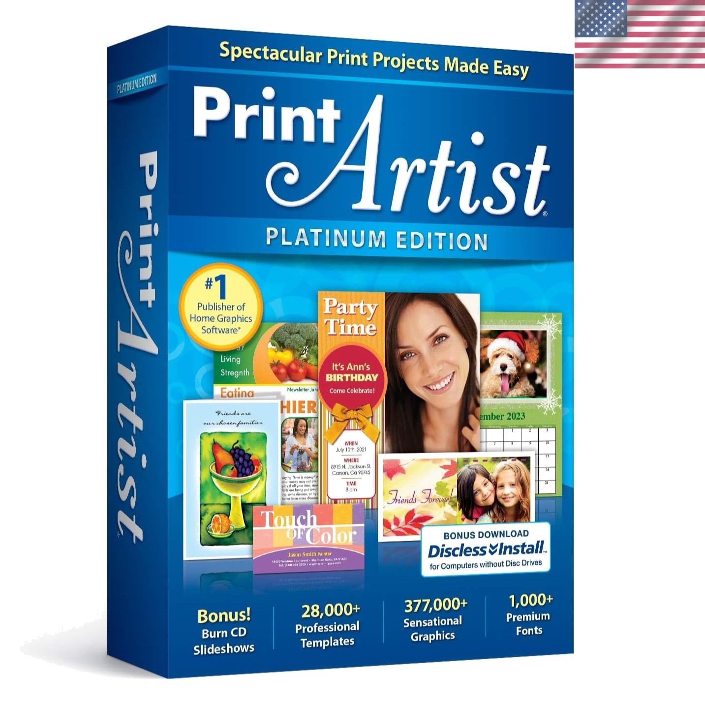 Print Artist Platinum 25 Print Software DVD