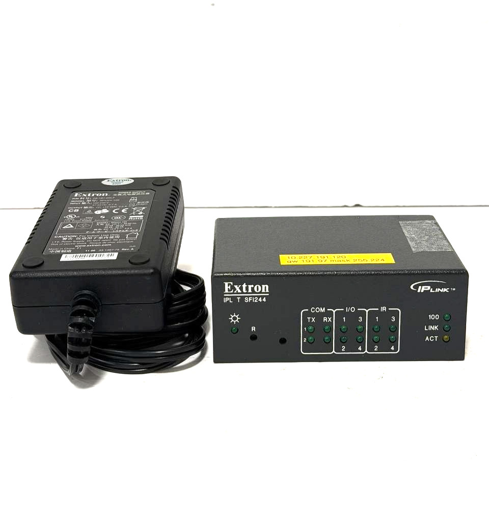 Extron IPL T SFI244, IP Link Control Processor