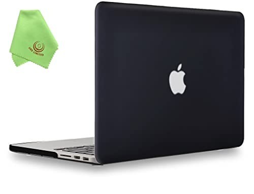 Sleek Matte Black Hard Case for MacBook Pro 15'' (2016-2019) - Easy Port Access