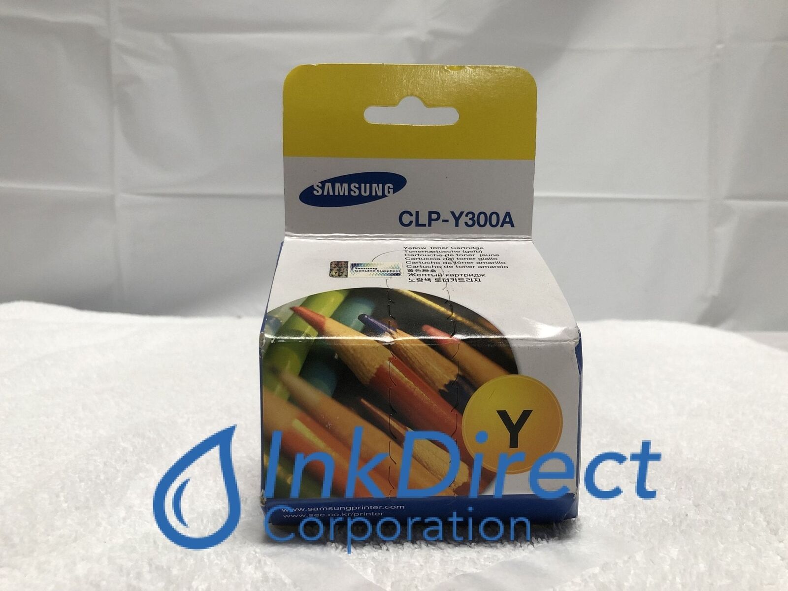 Genuine Samsung CLPY300A CLP-Y300A CLP-300 Toner Cartridge Yellow CLP 300 300N C