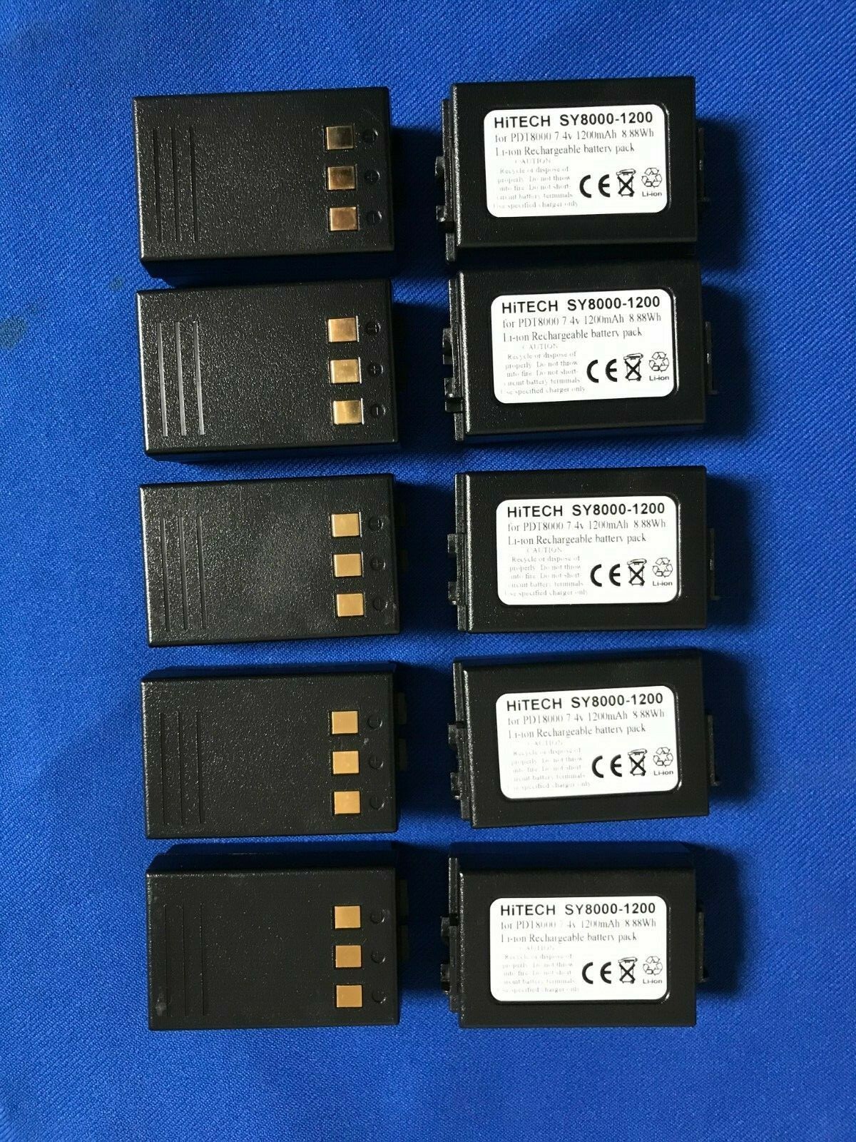 10 batteries(Japan Li1.2Ah)For Symbol/Motorola PDT8000/8037/8046...#21-54882-01