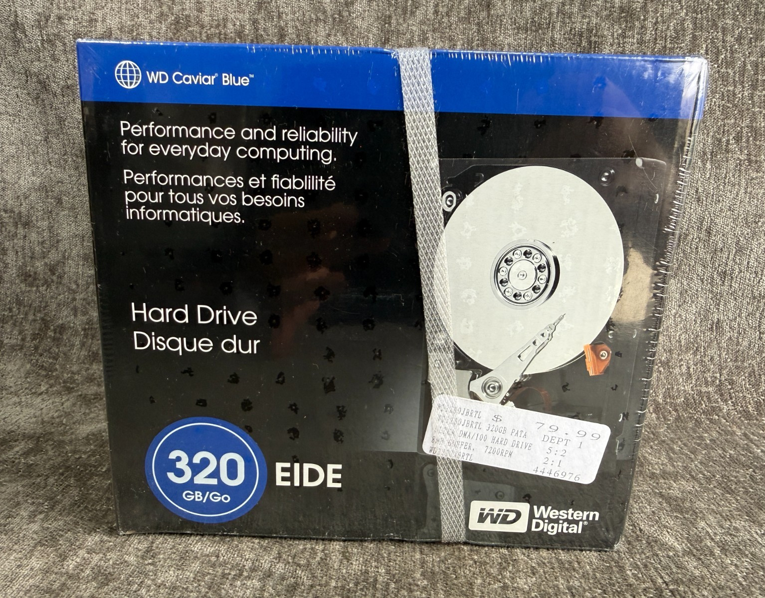 WD Caviar Blue 320GB 3.5" EIDE PATA Hard Drive WD3200JBRTL Sealed