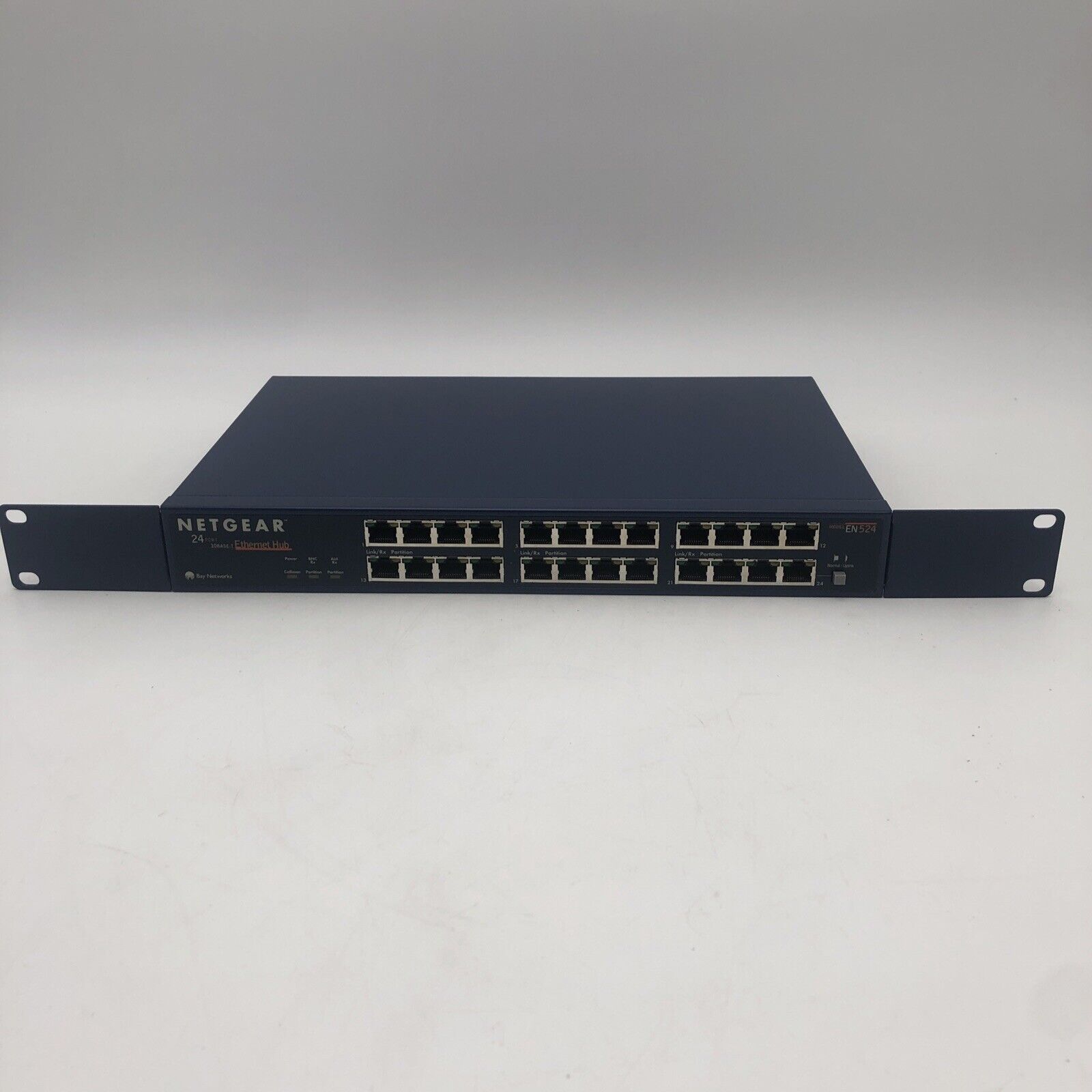 Netgear EN524 24 port Ethernet Hub POWER TESTED READ