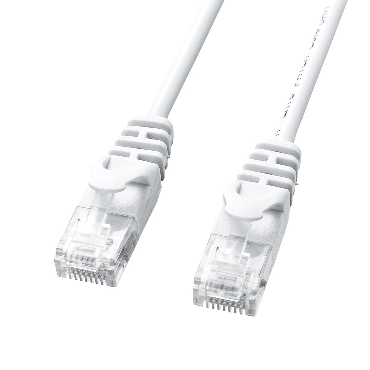 Sanwa Supply Category 6 Ultra-Thin LAN Cable, 10m, White LA-SL6-10W