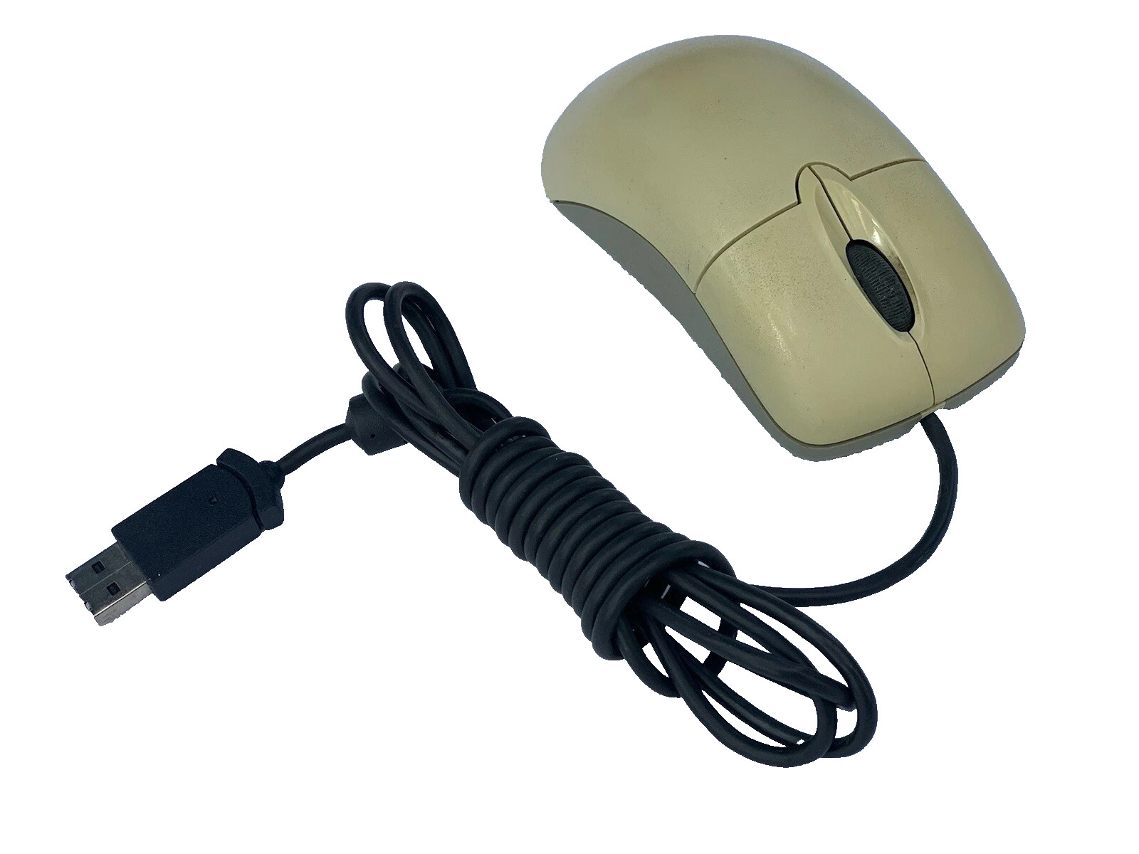 Vintage Microsoft Wheel Mouse Optical USB And PS/2 Compatible X802382-001