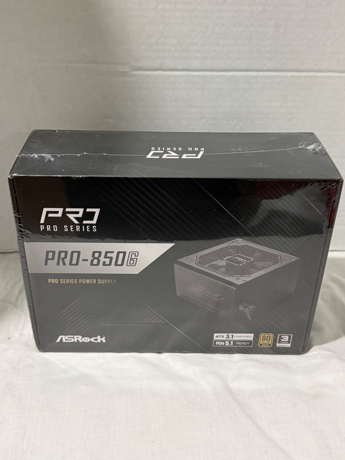 ASRock PRO Series PRO-850G 850 W ATX 3.1 Compatible 80 PLUS GOLD Certified Power