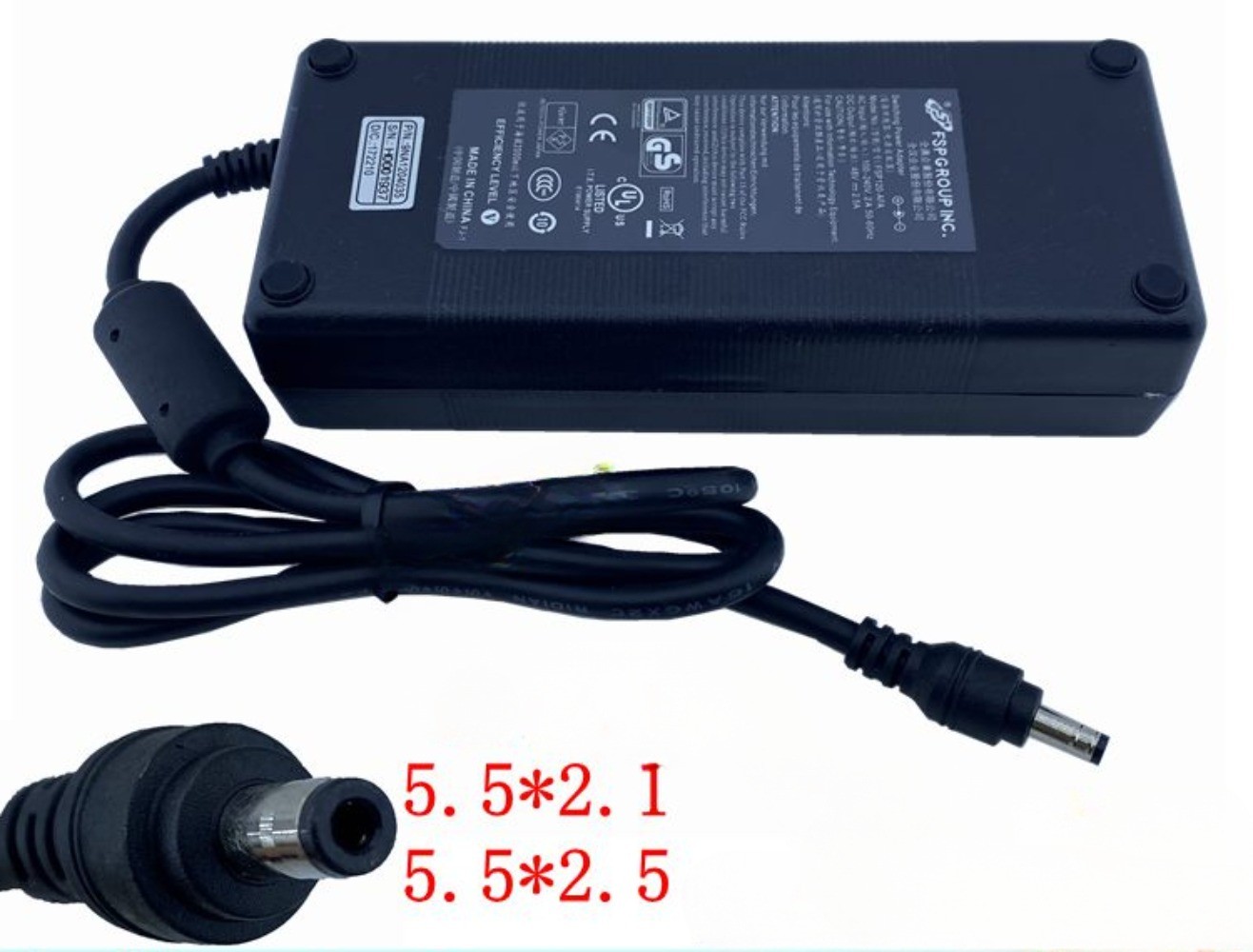 Genuine FSP 48V 2.5A 120W Power Supply Adapter 6.5mm / 5.5mm / 4-Pin Charger
