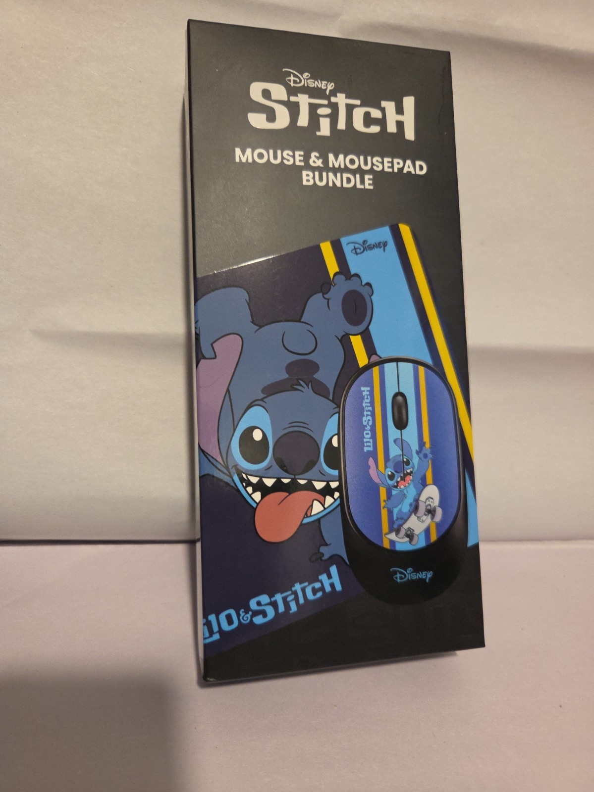 Disney Stitch Wireless, Mousepad and Mouse Combo New Disney