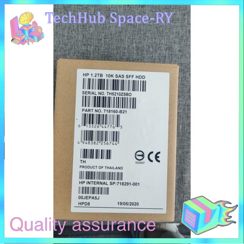 1PCS 718160-B21 NEW HPE 718291-001 1.2TB 6G 10K G6 G7 SAS 2.5" HDD DP 0 HOURS N
