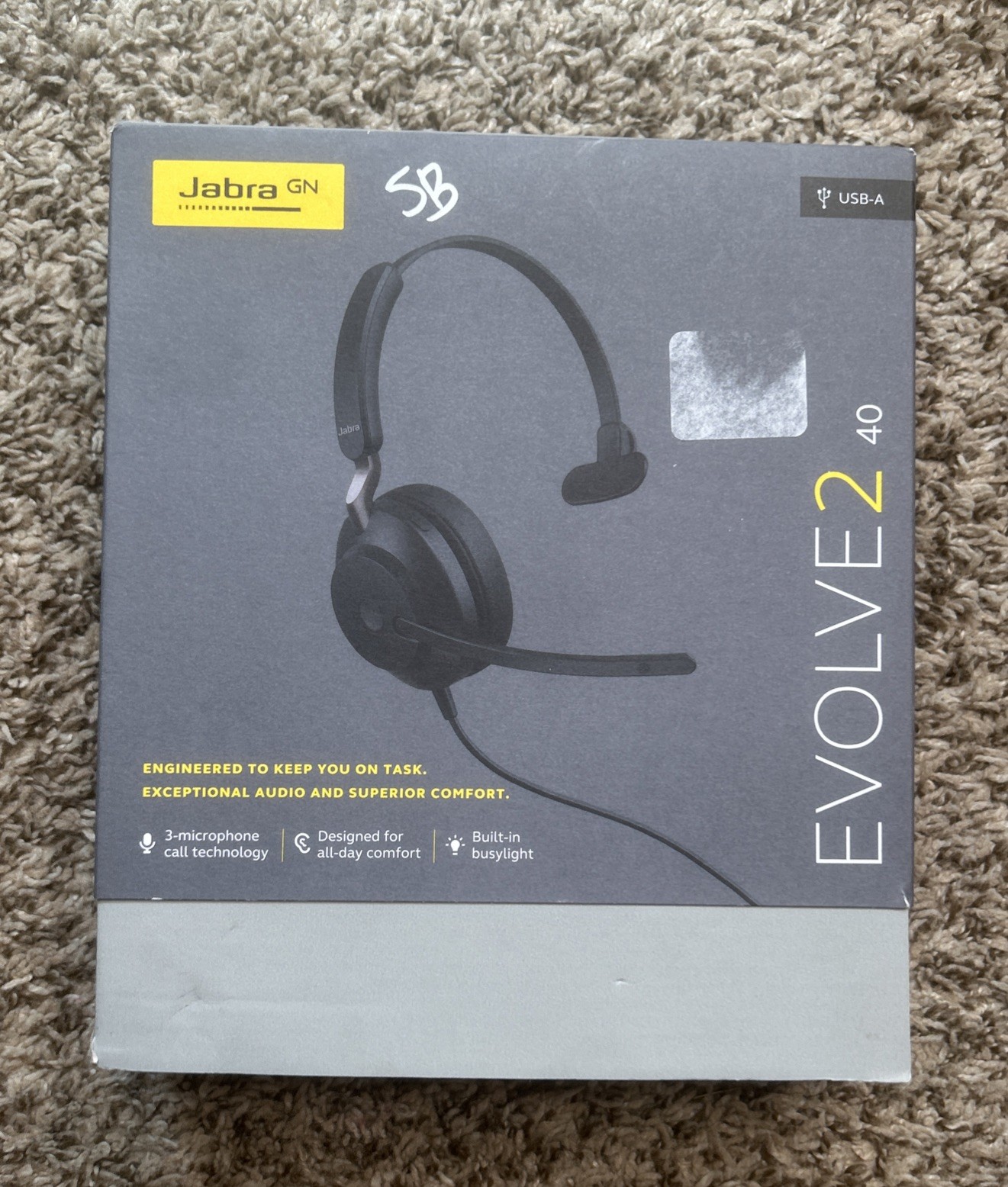 Jabra GN Evolve2 40 SE USB-A MS Stereo Wired Stereo Conferencing Headset