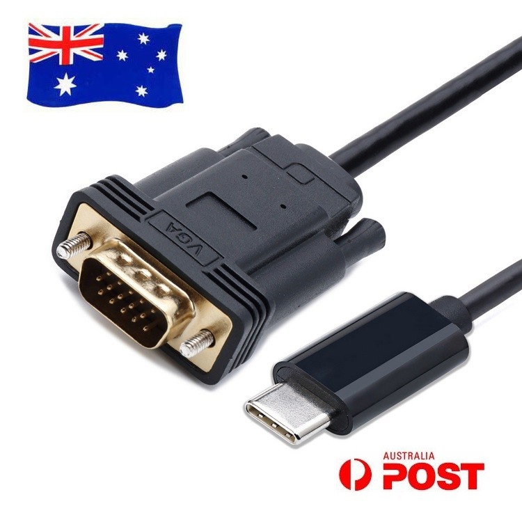 USB Type-C Thunderbolt 4 to VGA M/M Adapter Cable For ASUS ROG Zephyrus Laptop