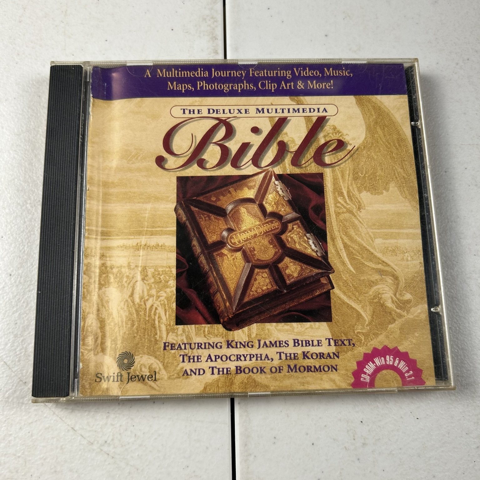 Swift Jewel The Deluxe Multimedia Bible CD-ROM Windows 95 & 3.1