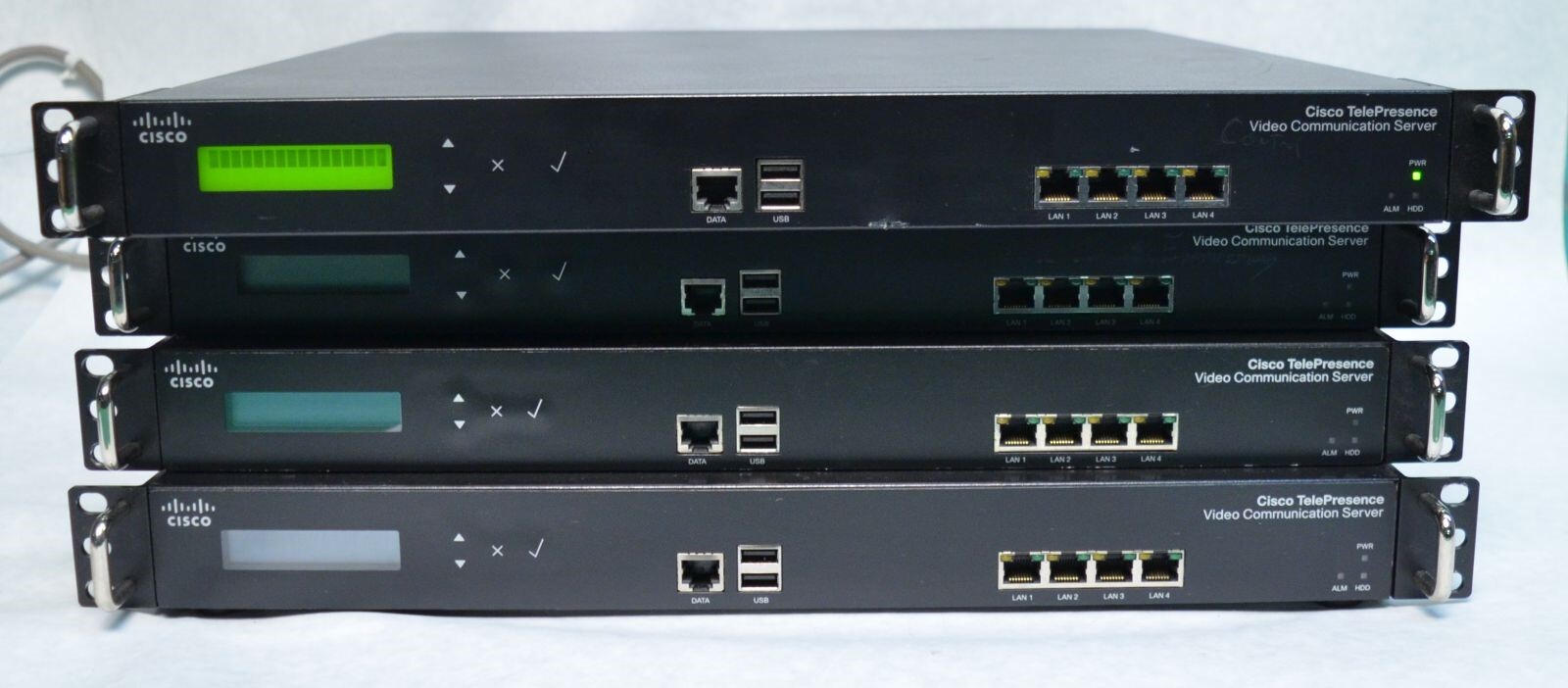 Lot of 4 Cisco Tandberg TTC2-04 TelePresence Video Communication Server *No HDD*
