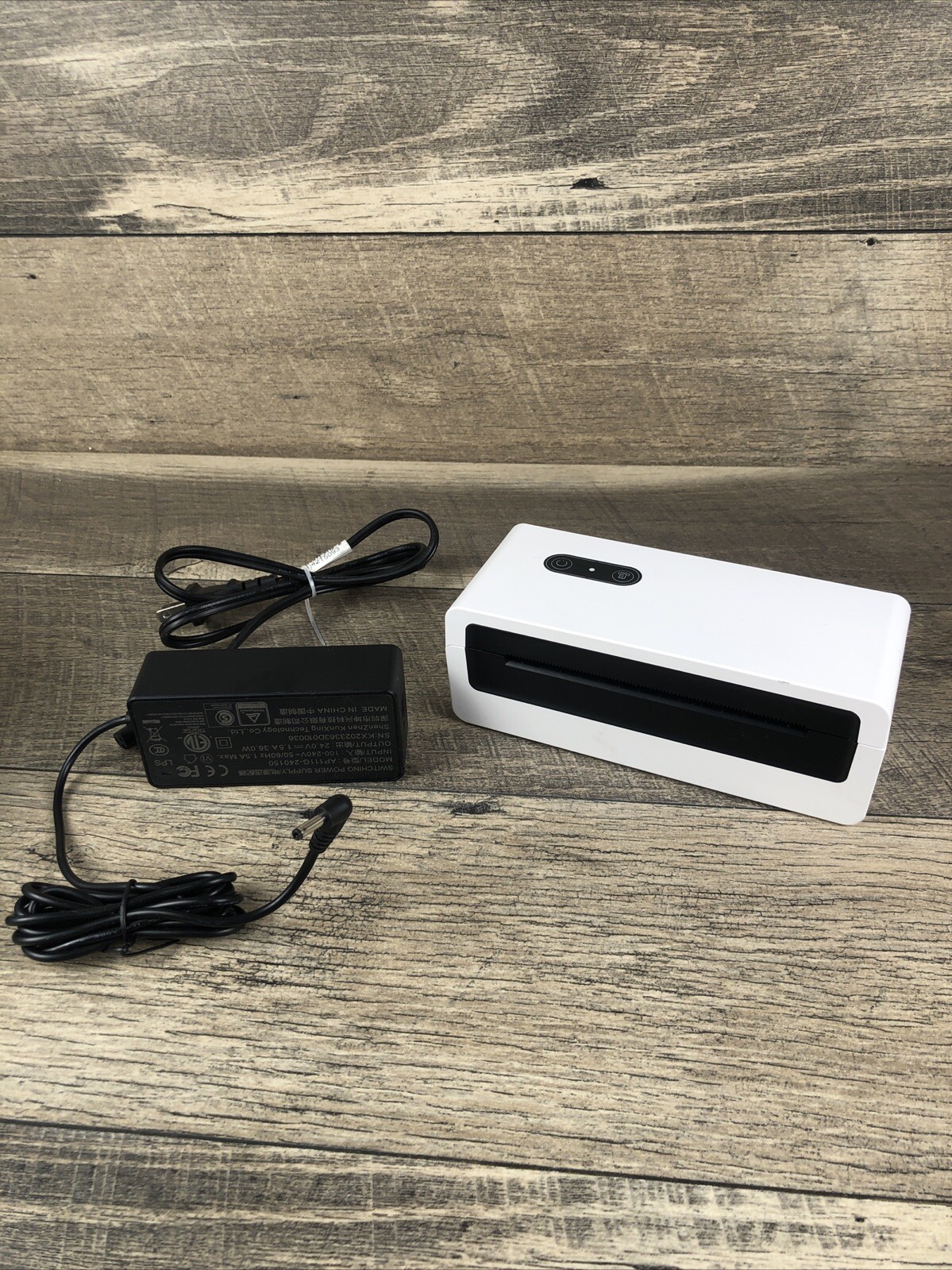 Jiose N43BT White 4x6 Shipping Labe Thermal Label Printer And Power Cord Only