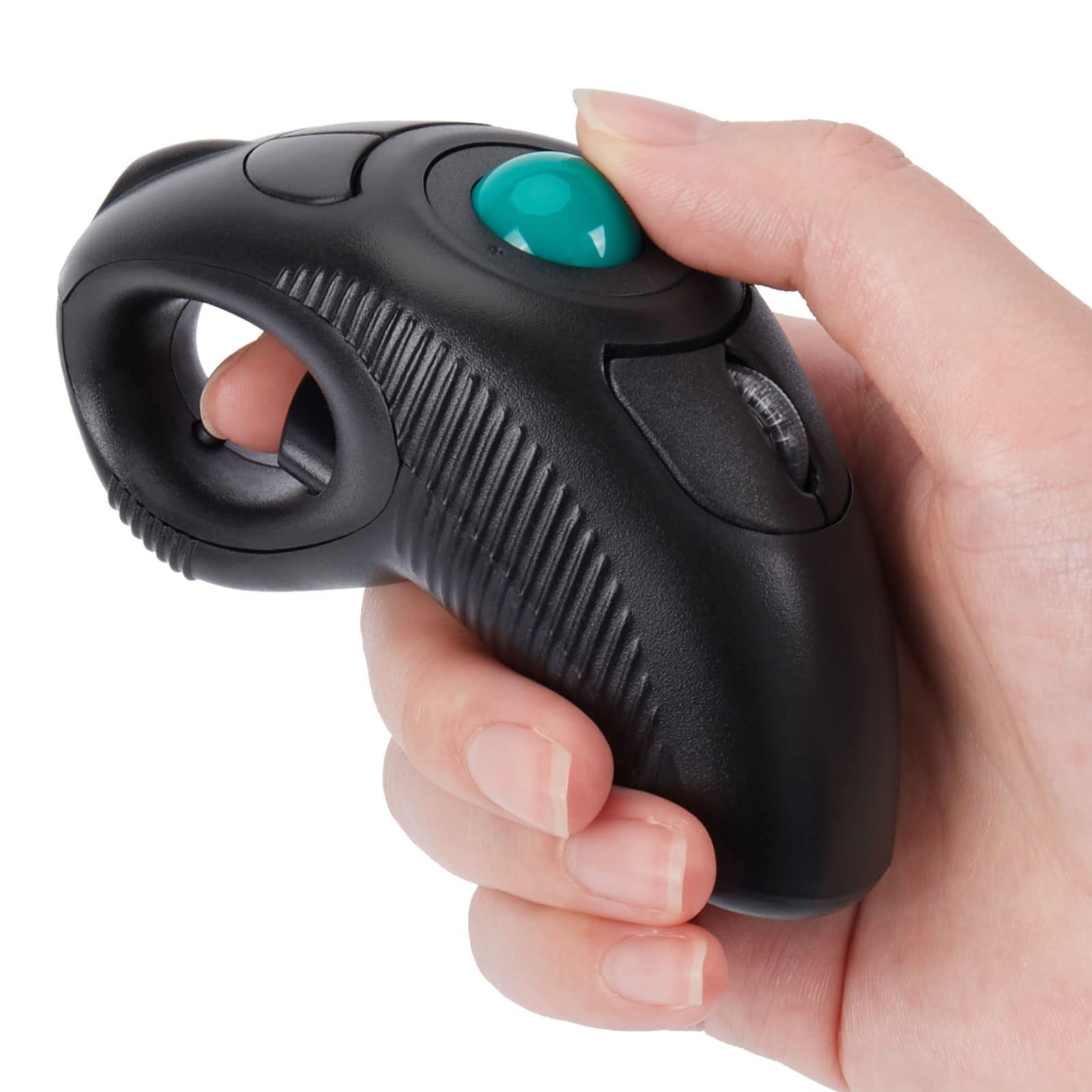 welspo Wireless USB Handheld Finger Trackball Mouse