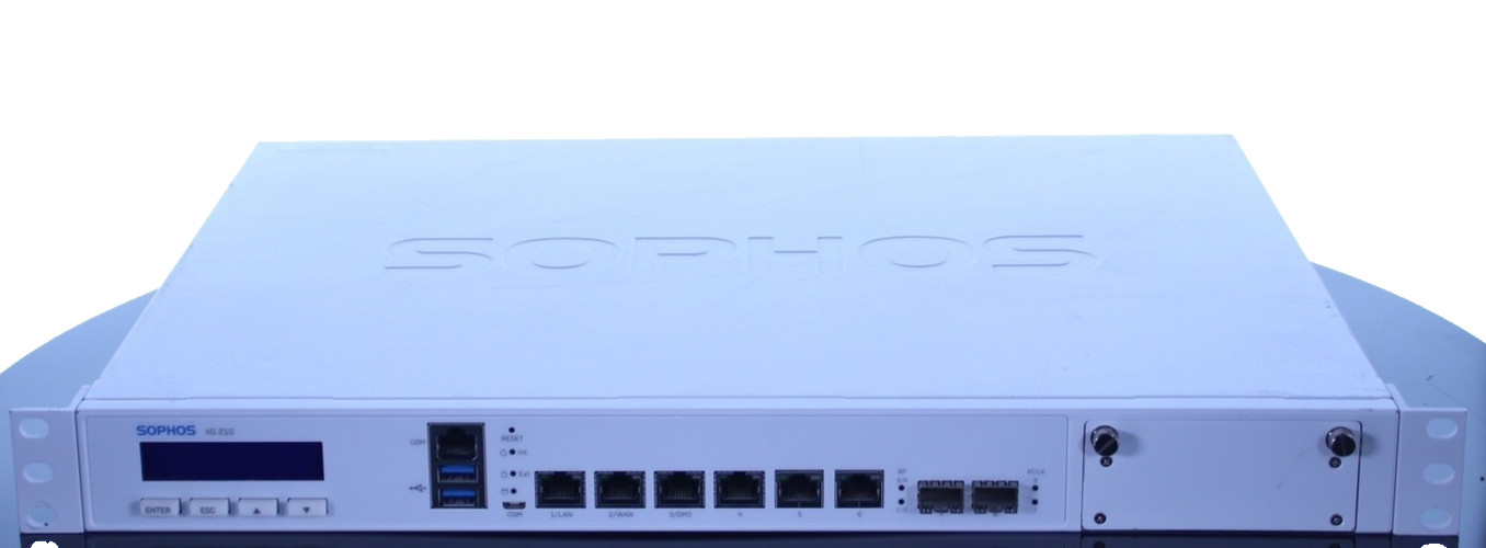 Sophos XG 210 Rev 3 Firewall Network Security Appliance 8x RJ45 2x SFP