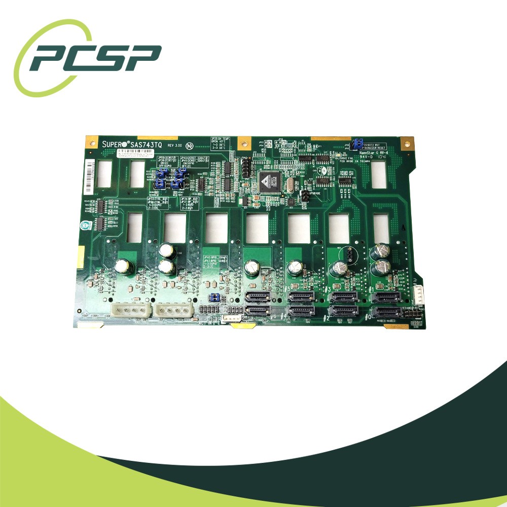 Supermicro SAS743TQ Rev 3.00 8-Bay LFF SAS/SATA Backplane