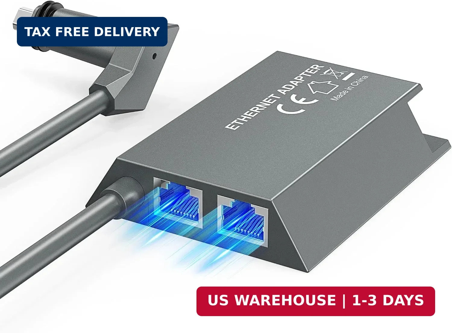 LUCMO Multi Ports Starlink Ethernet Adapter for Starlink Actuated Gen 2