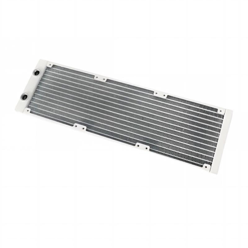 360mm White Aluminum Water Cooling Radiator G1/4 12-Channel for White PC Builds