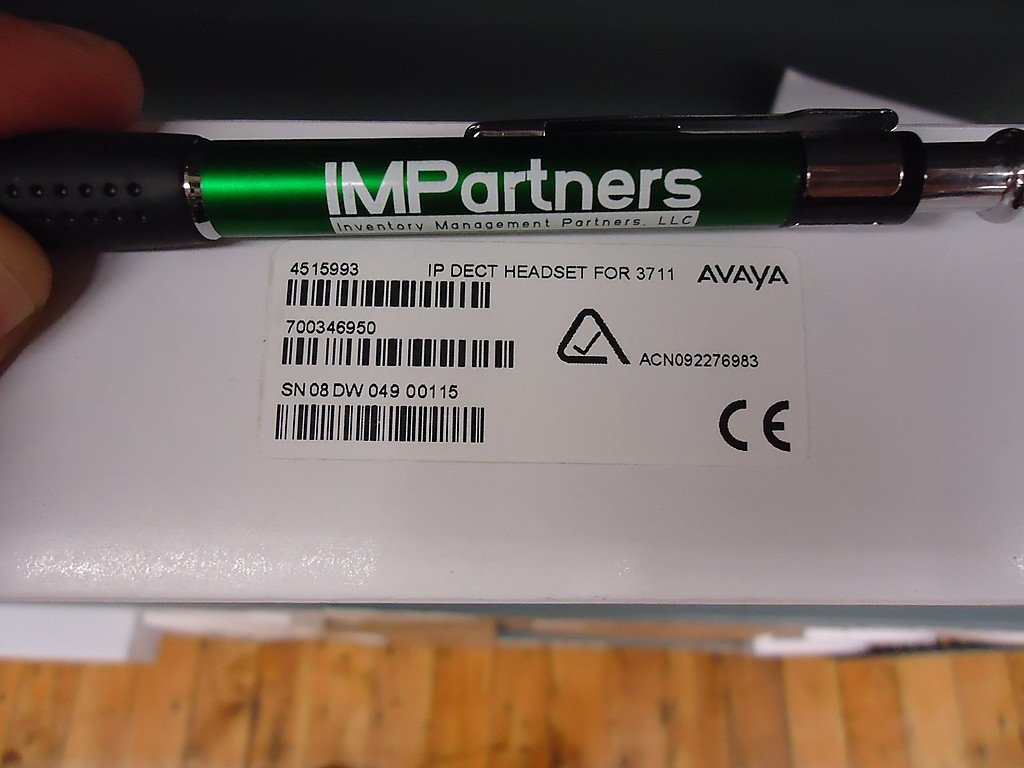 Avaya 700346950 IP DECT Headset for 3711 Brand New