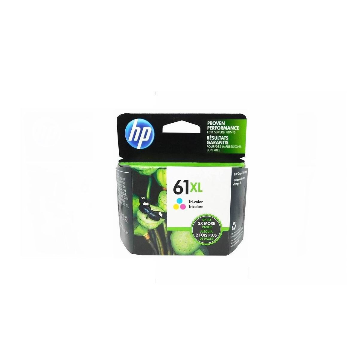 HP 61XL Color High Yield Ink Cartridge - CH564WN#140 New Original