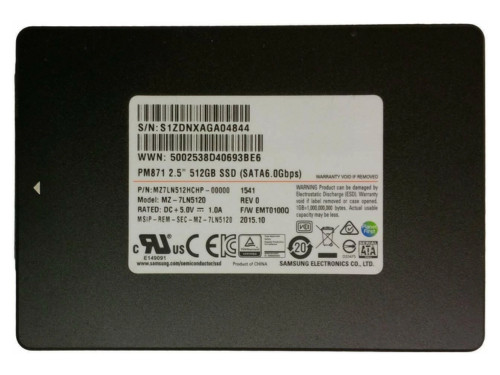 Samsung MZ-7LN5120 - MZ7LN512HCHP-000L1 512GB M.2 SATA SSD