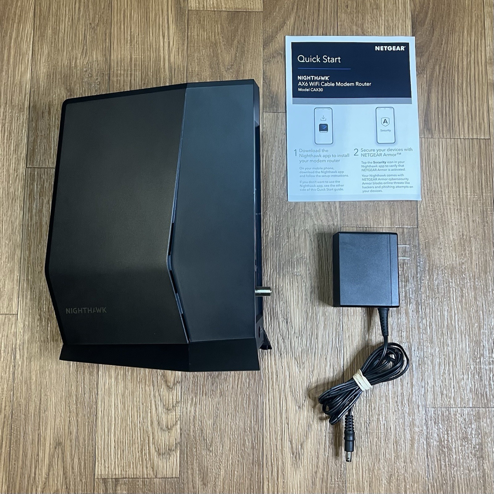 NETGEAR CAX30 AX2700 Nighthawk DOCSIS 3.1 2.7Gbps WiFi Cable Modem Router