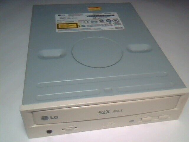 LG CD-ROM CD Drive CRD-8522B 2.01 Sept 2001 52X MAX 40-pin IDE ATA vintage