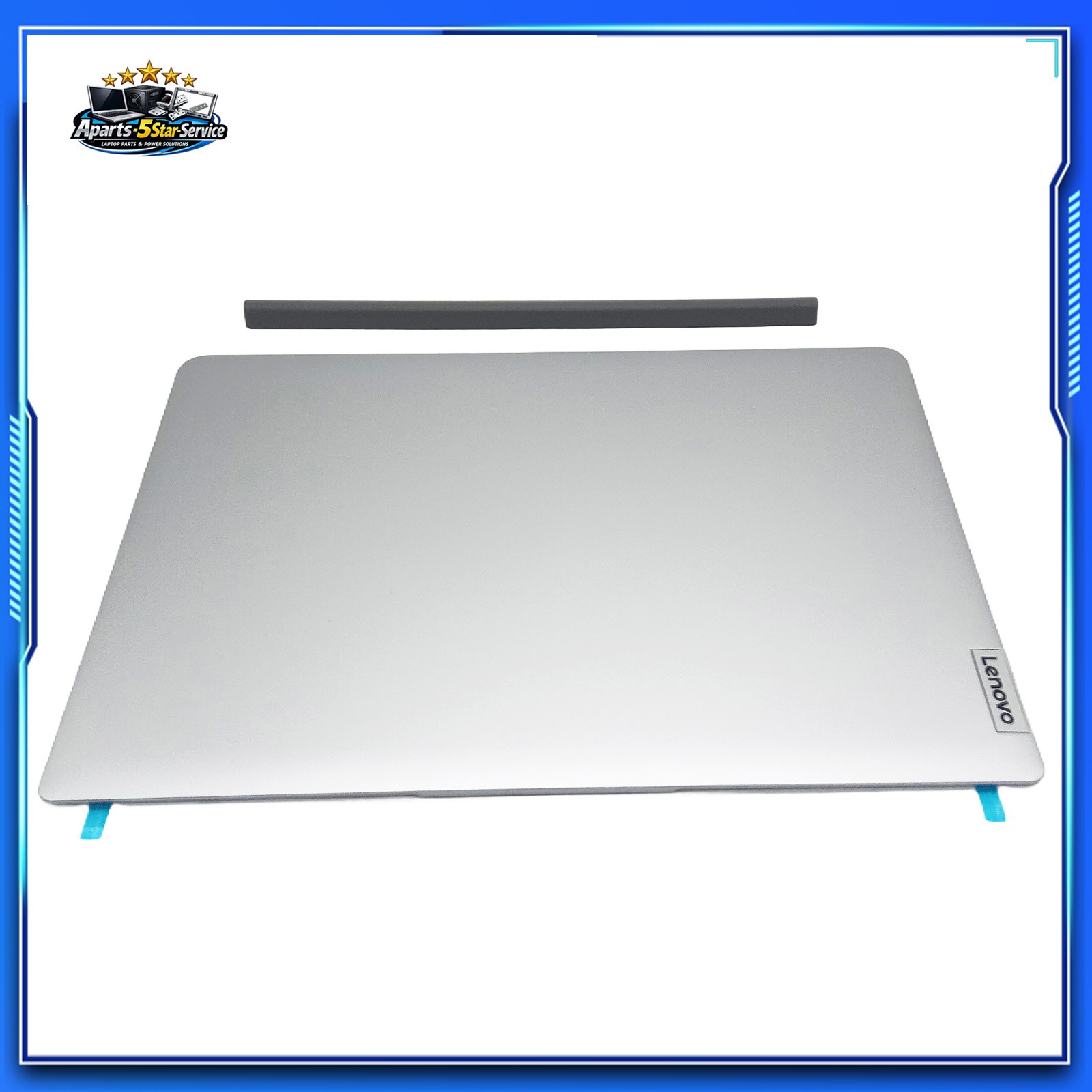 New LCD Back Cover Lid + Hinge Cover Set for Lenovo IdeaPad 1 15ADA7 15AMN7