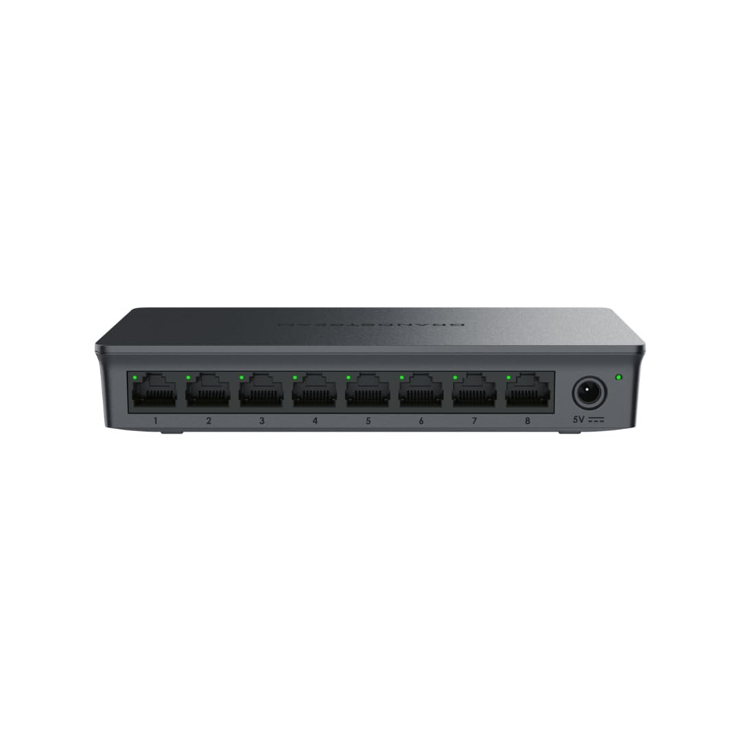 GWN7701 | 8-Port Gigabit Ethernet Unmanaged Network Switch | Plug & Play | De...