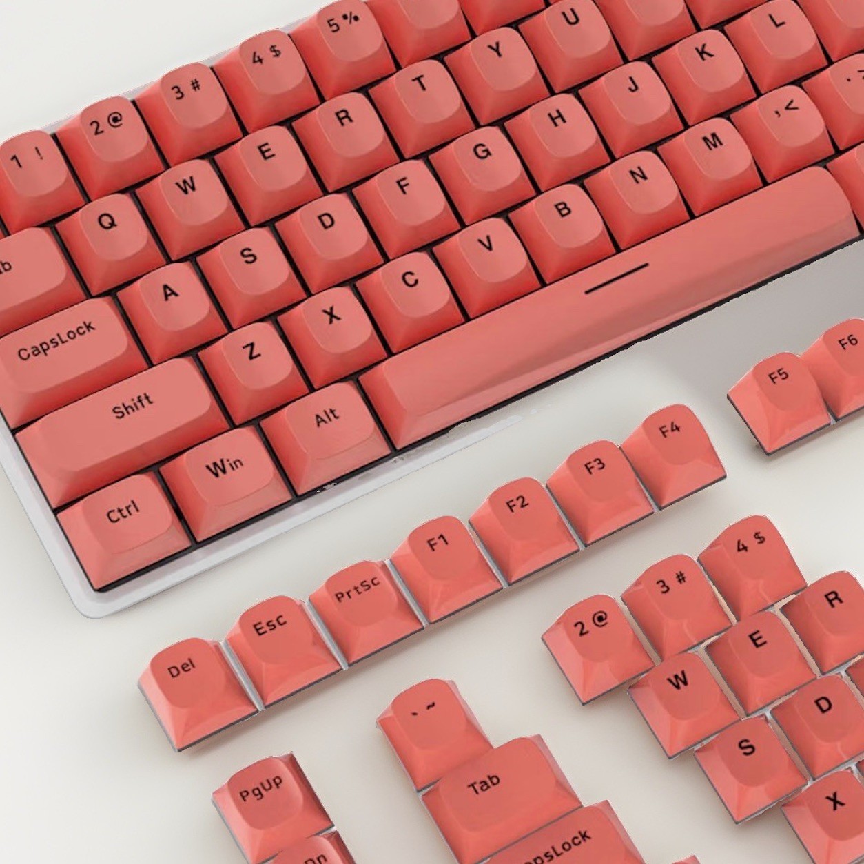 117 Key Custom PBT Keycap Set Double Shot OEM Profile for 61/68/87/98/100/104Key