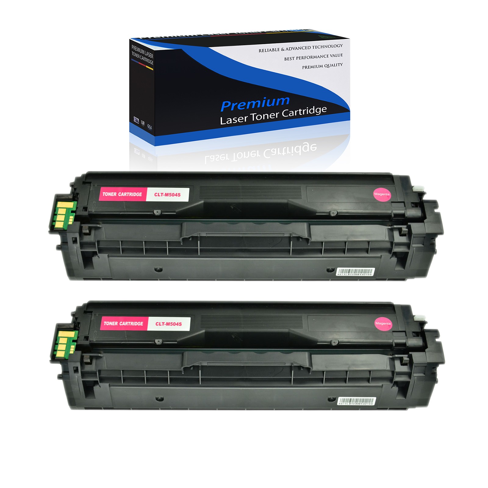 2 Magenta CLT-M504S 504S Toner for Samsung CLT-504S SL-C1860FW CLX-4195F CLP-415