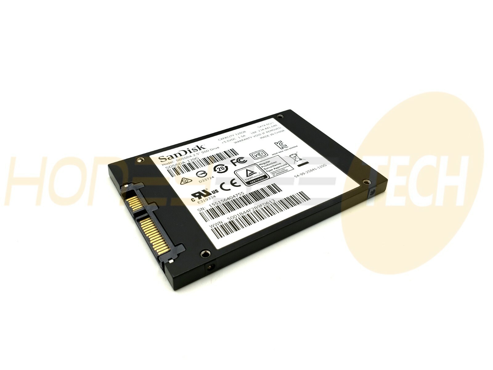 GENUINE SANDISK SSD PLUS INTERNAL 120GB 2.5" SATA SSD 7MM SDSSDA-120G TESTED