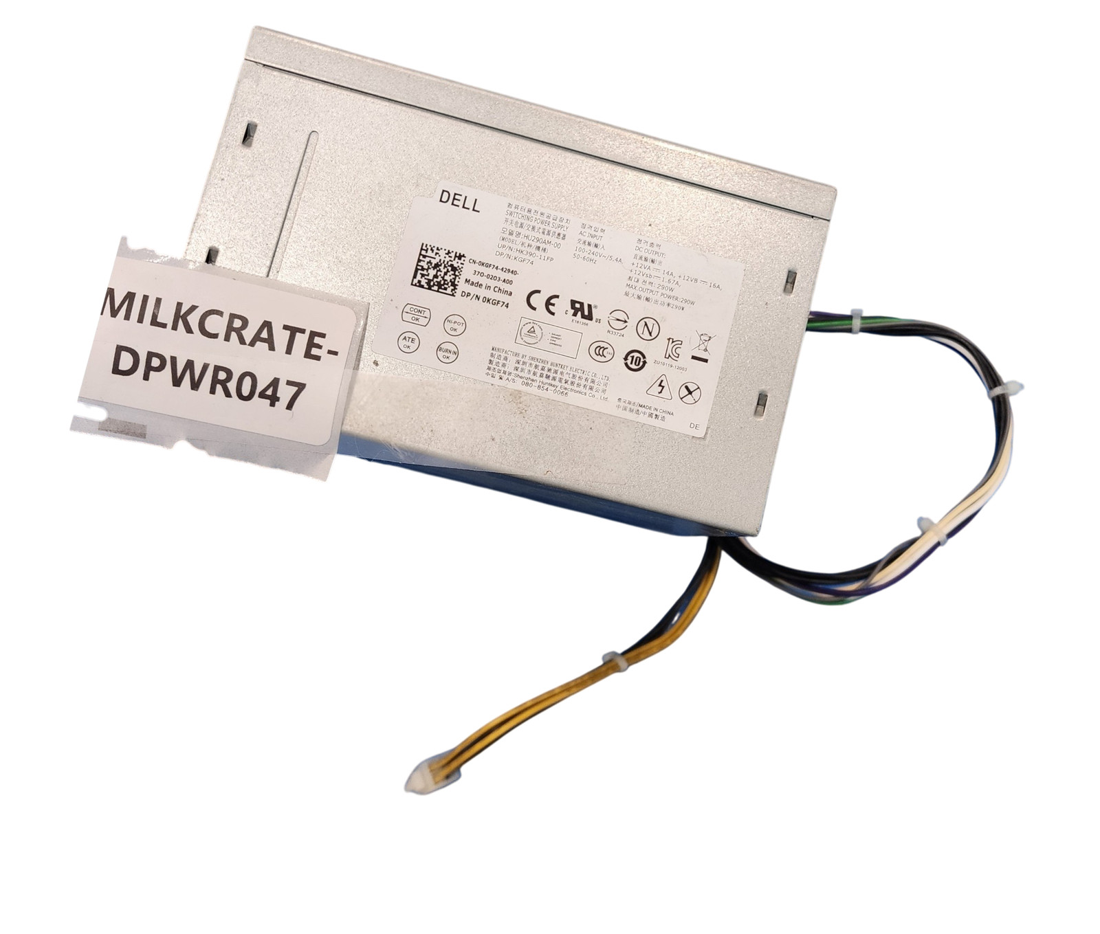 Dell OptiPlex 3020 7020 9020 MT 290W Power Supply HU290AM-00 0KGF74 KGF74