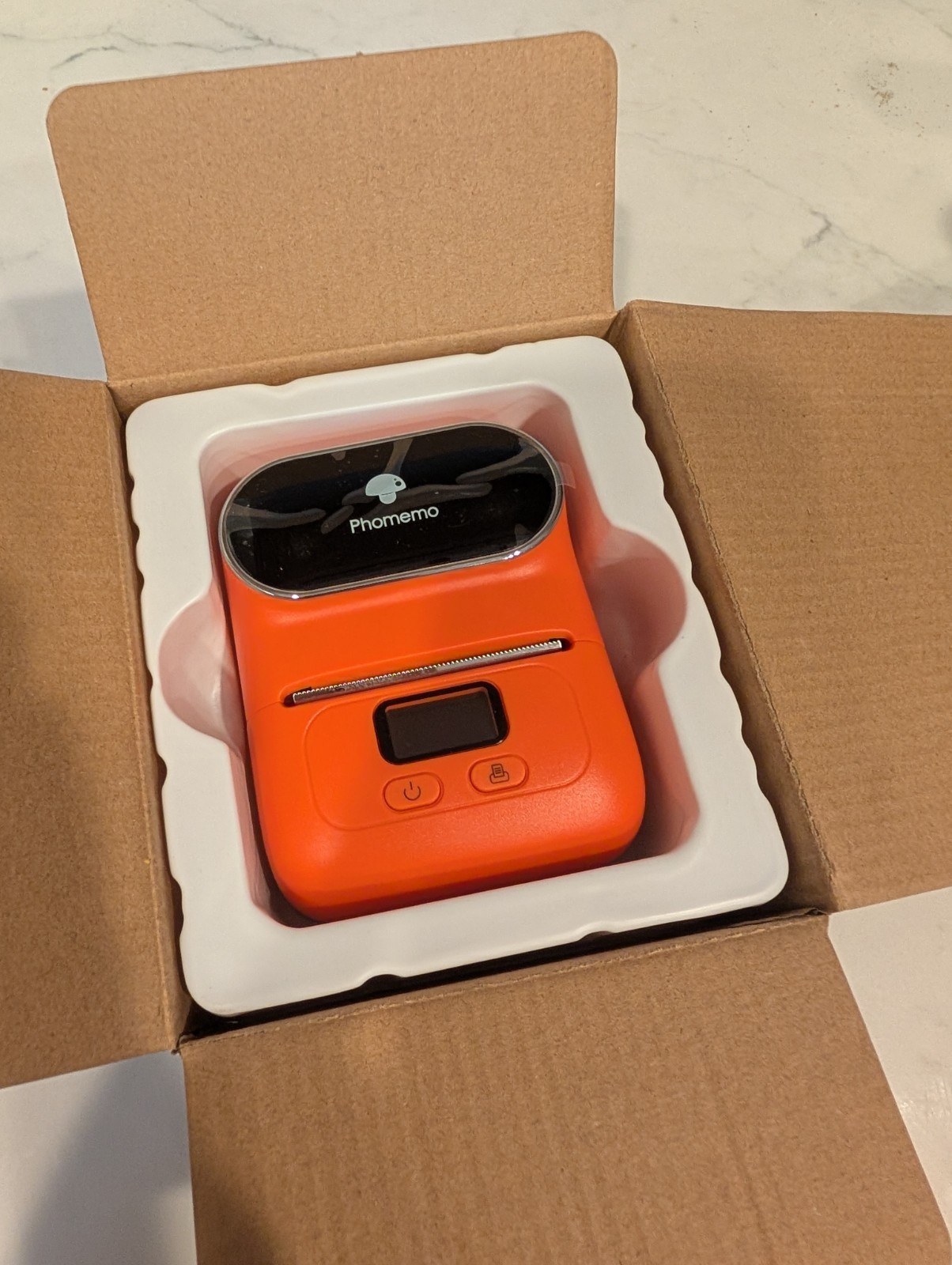 Phomemo M110 Label Maker Machine Thermal Bluetooth Label Barcode Printer 