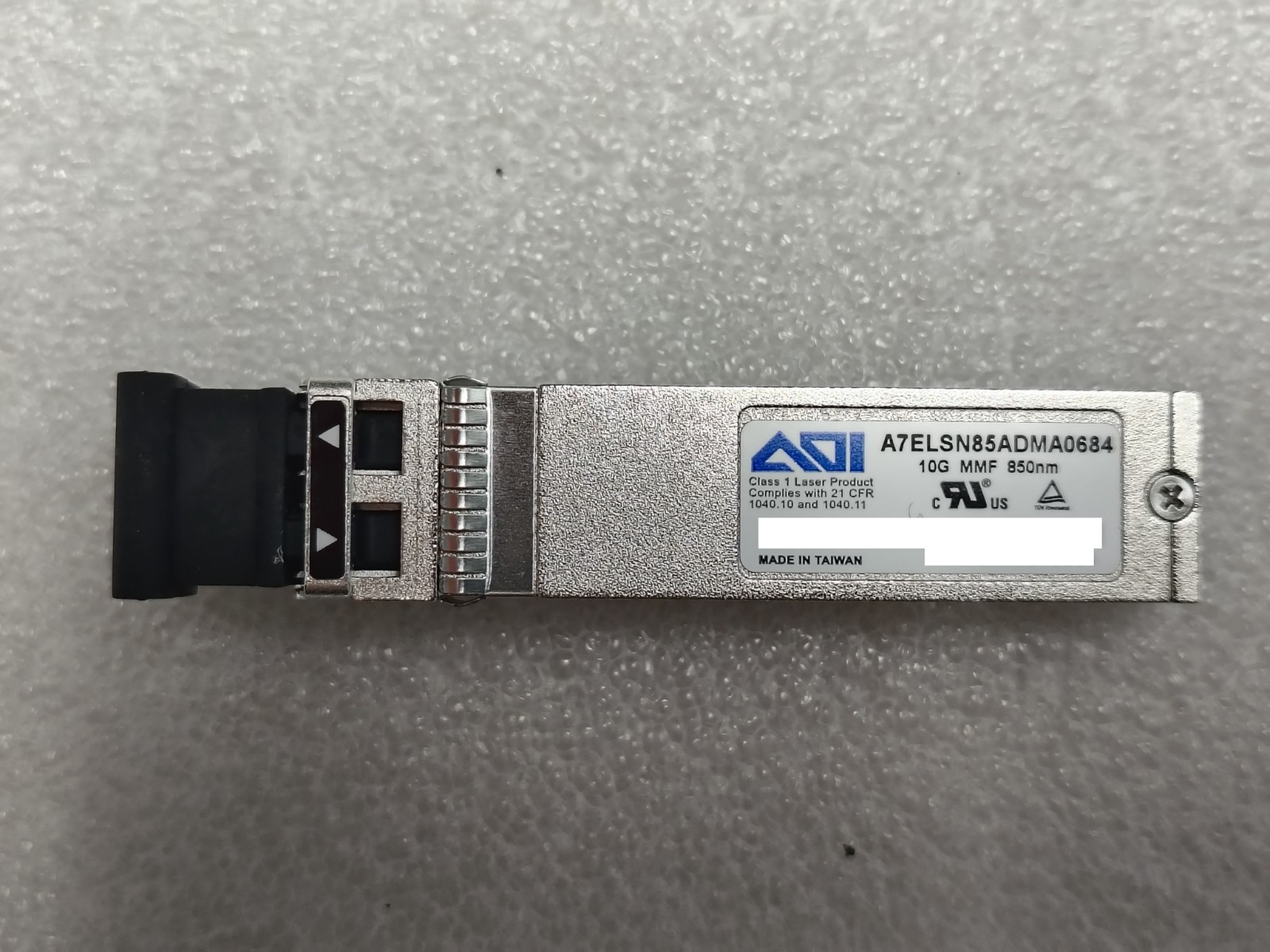 Lot of 100 AOI A7ELSN85ADMA0684 10GB SFP+ 850NM Transceiver