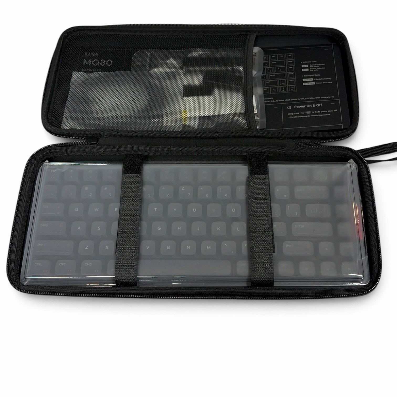 IQUNIX MQ80 Low Profile Wireless Mechanical Keyboard Black