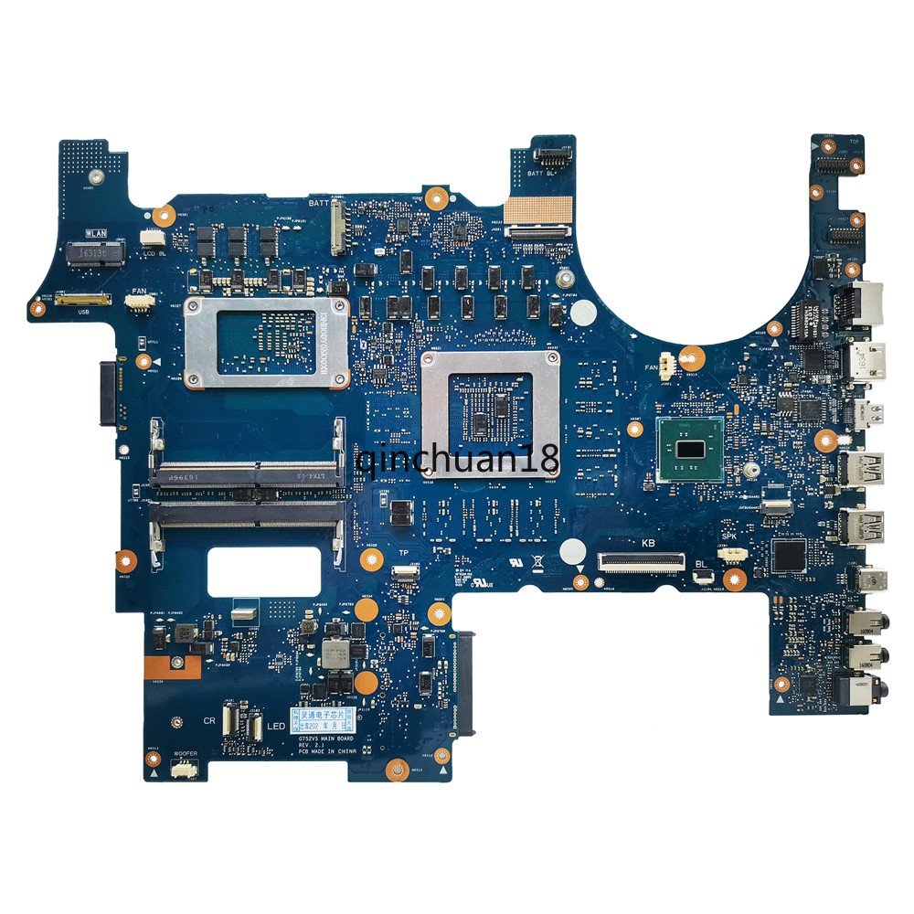 G752VS for ASUS ROG G752VSK G752VM motherboard i7-6700HQ/7700HQ CPU GTX1070 GPU