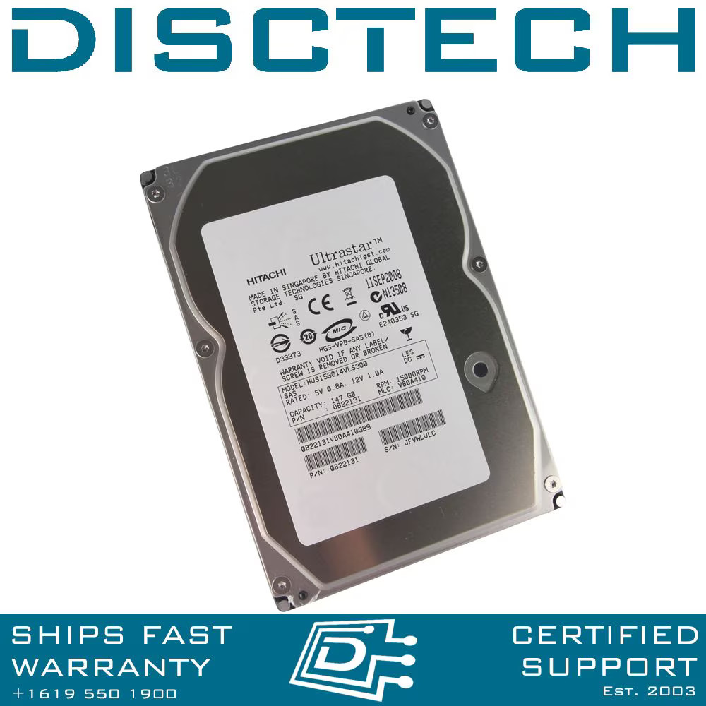 Hitachi 0B22131 147GB 15K SAS Hard Drive