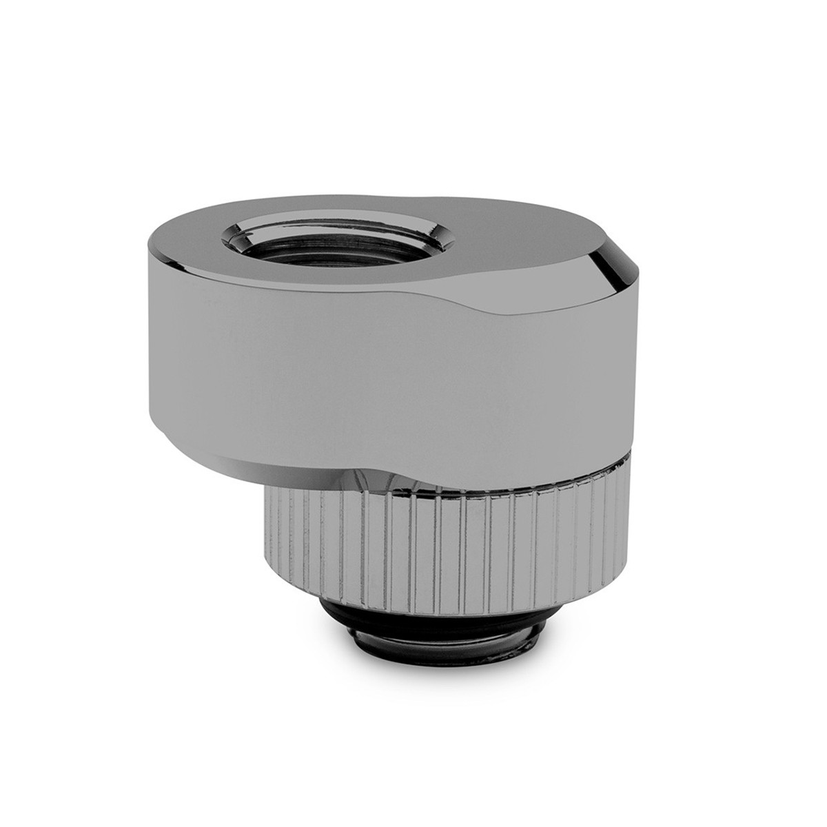 EKWB EK-Quantum Torque Rotary Offset Adapter Fitting, 7mm, Black Nickel, 2-pack