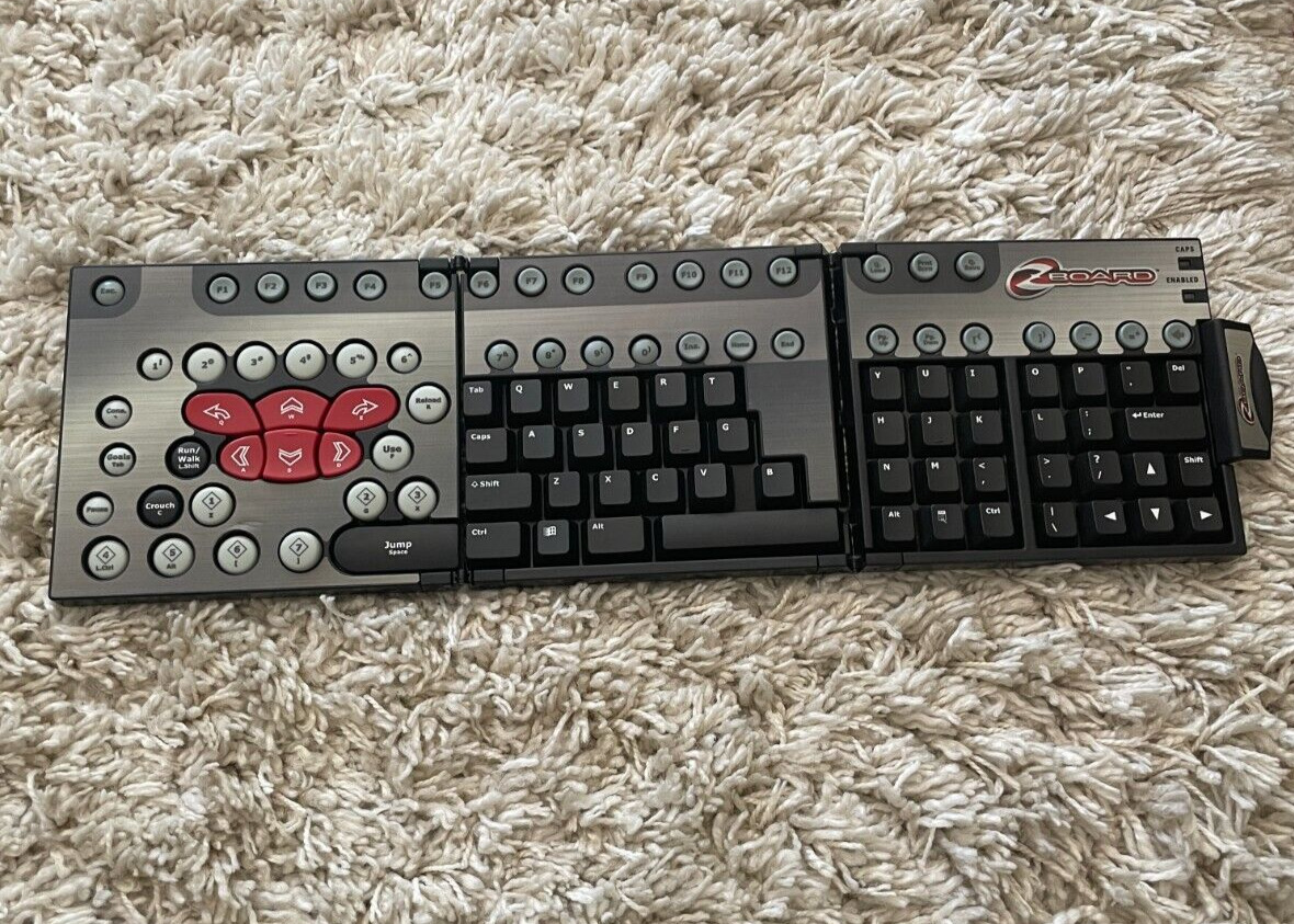 Zboard Keyboard Standard Keyset Overlay Only Z Board Computer Video Games Gaming
