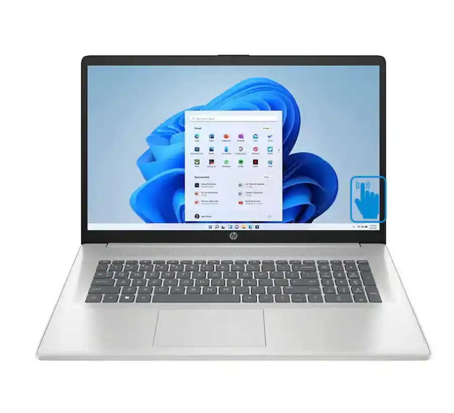 HP 17 Laptop Core i5-1335U 8GB RAM 256GB SSD Bluetooth Webcam