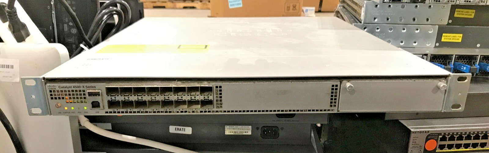 Cisco Catalyst 4500-X Series 16 Ports Network Switch WS-C4500X-16SFP+