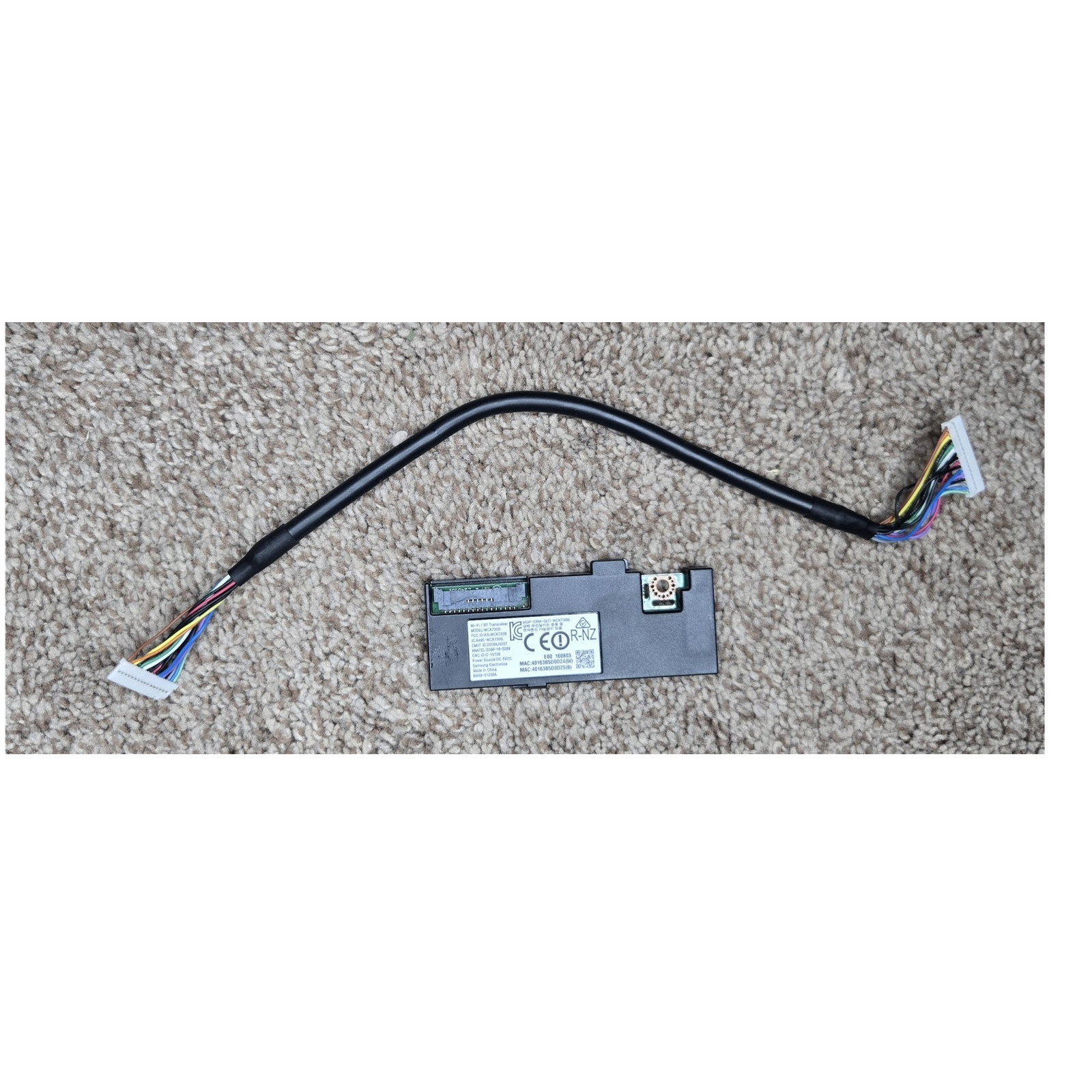 Samsung Wi-Fi/BT Transceiver BN59-01239A WCK730B 5V Black Replacement Module