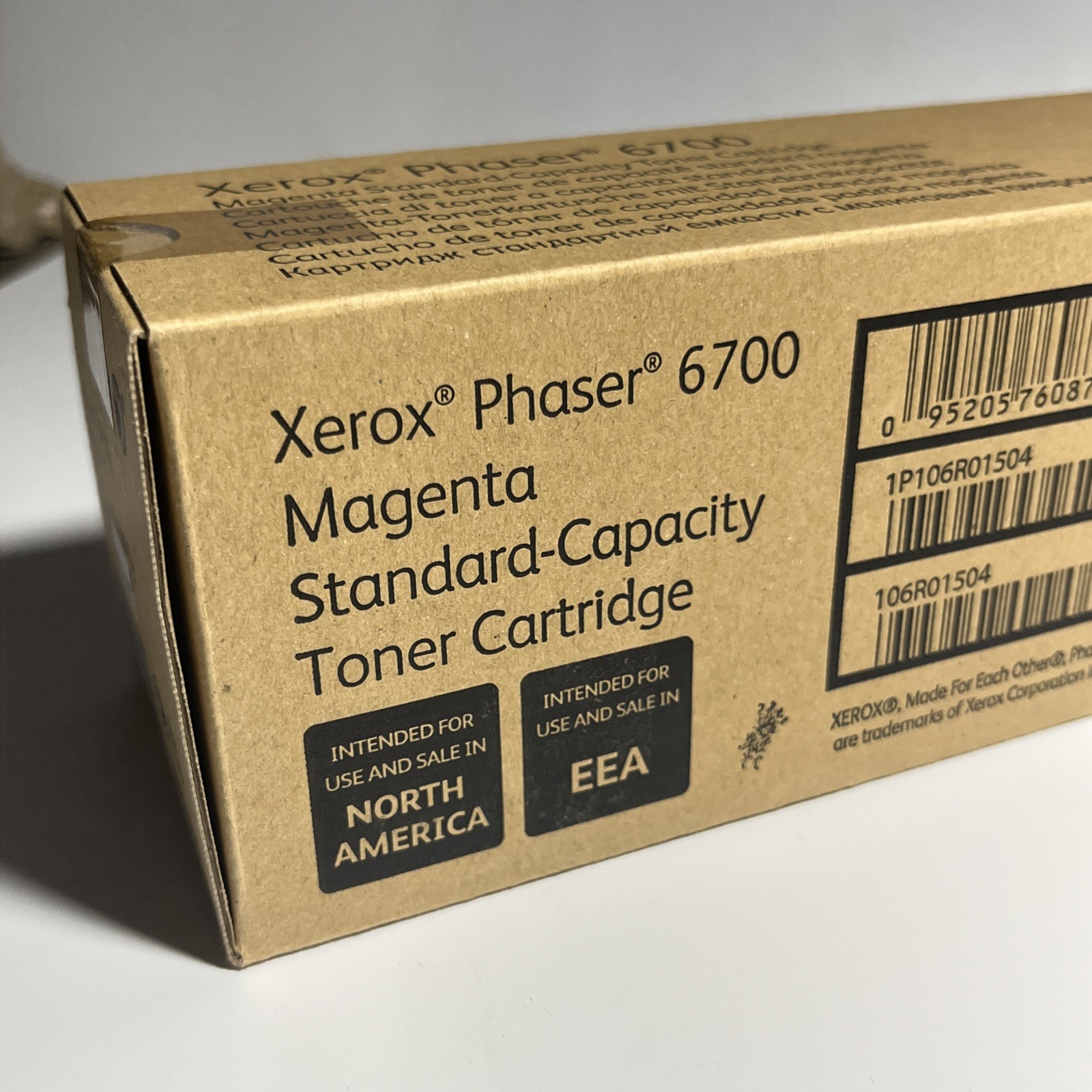 GENUINE XEROX 106R01509 Phaser 6700 Magenta HIGH CAP. Toner Cartridge NEW SEALED