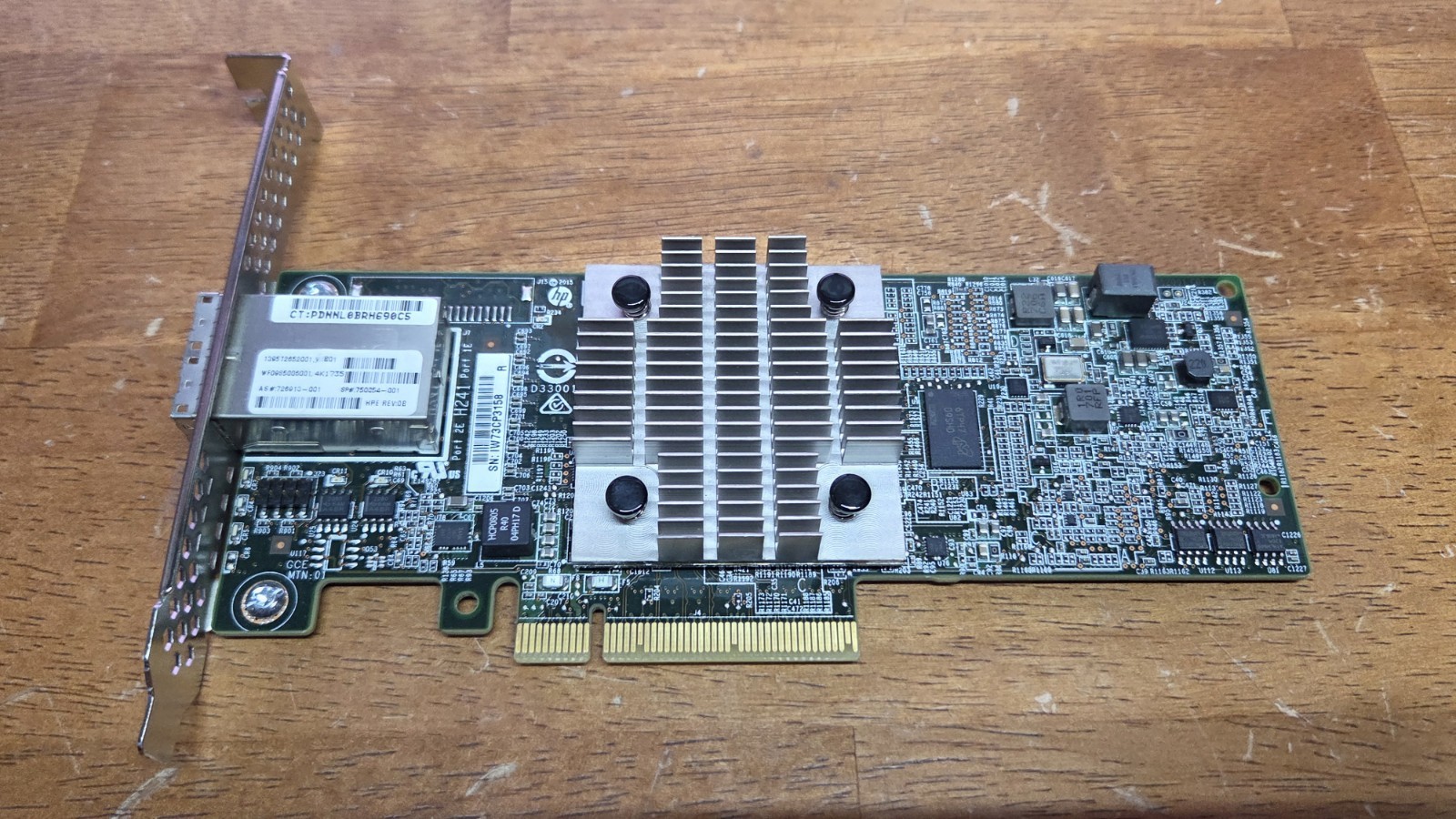 HP H241 Dual Port 12Gb SAS Smart HBA 726913-001 750054-001 726911-B21-H Bracket